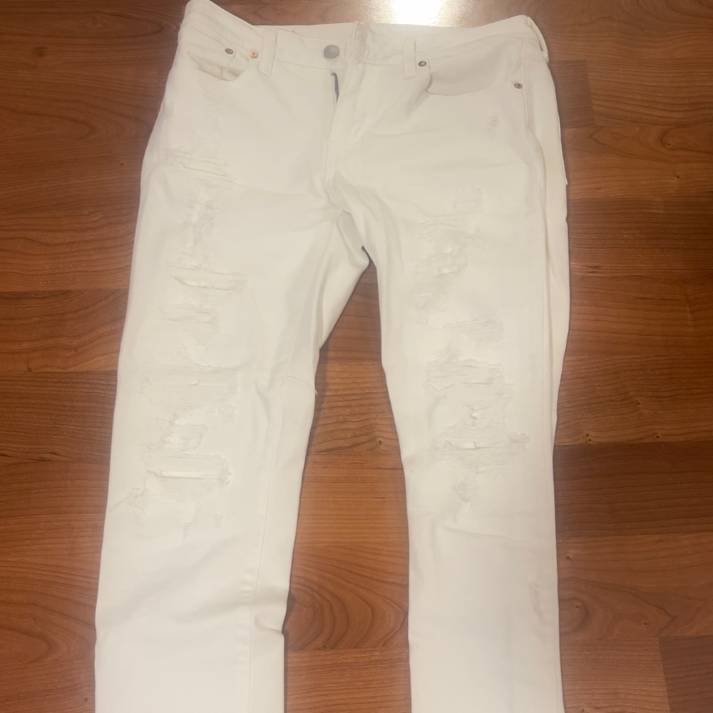 American Eagle Men’s Jeans White Size 31x32